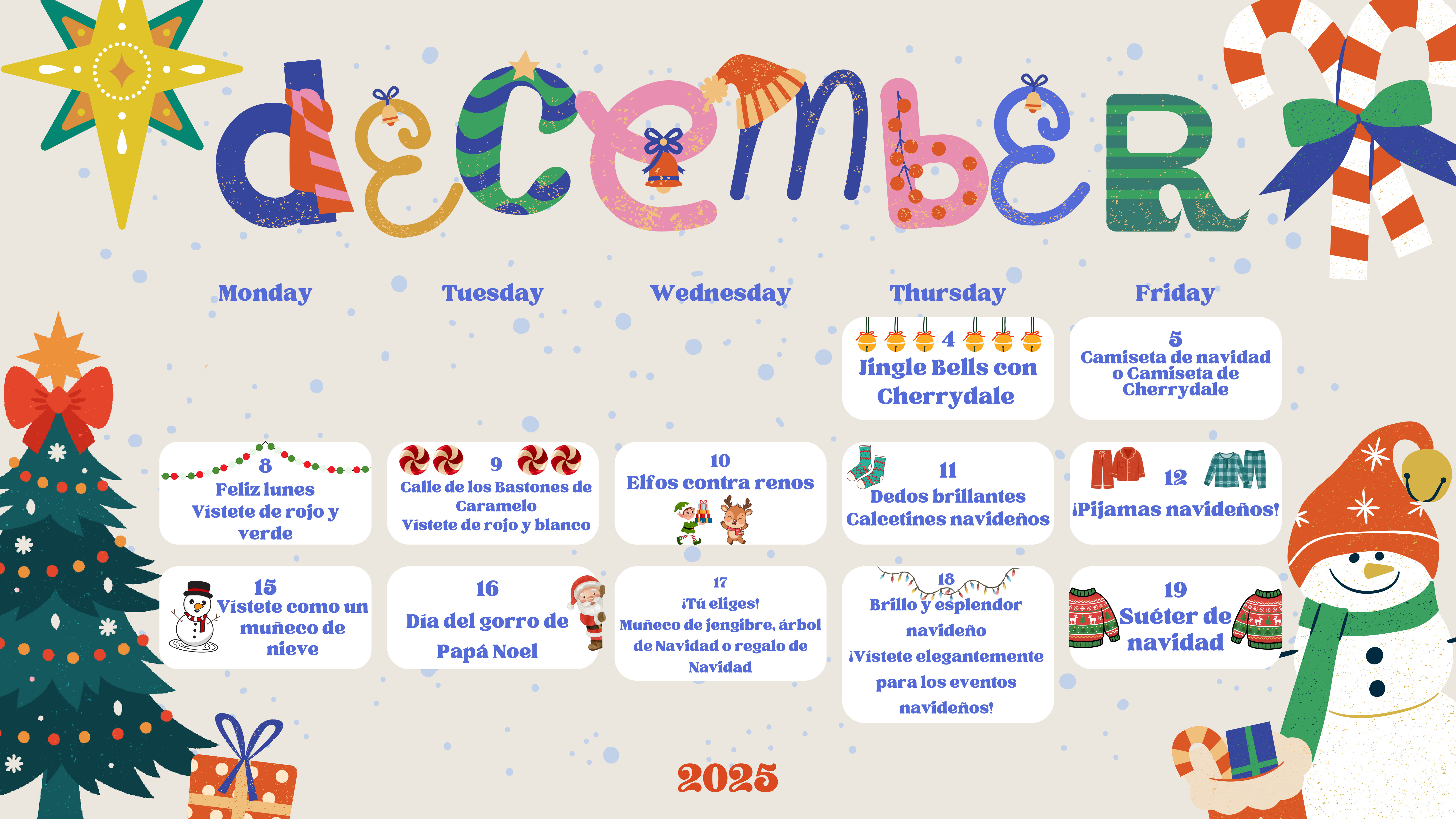 ¡Únase a nosotros para disfrazarse y entrar en el espíritu navideño!